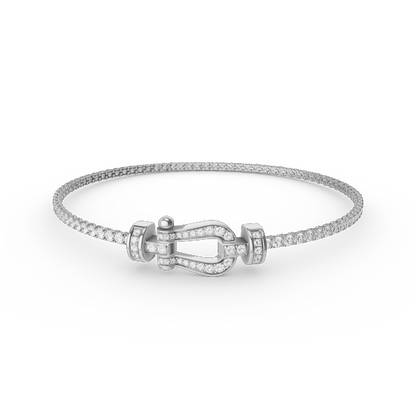 [Lumina]FORCE  HORSESHOE  DIAMOND TENNIS BRACELET