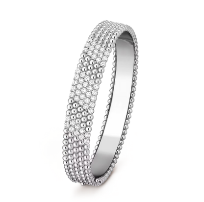 [Lumina]Five-row diamond bracelet