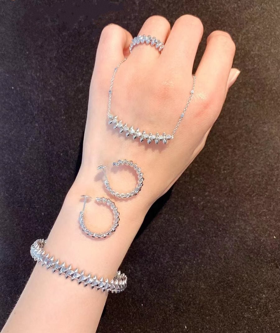 [Lumina]CLASH SILVER BRACELET