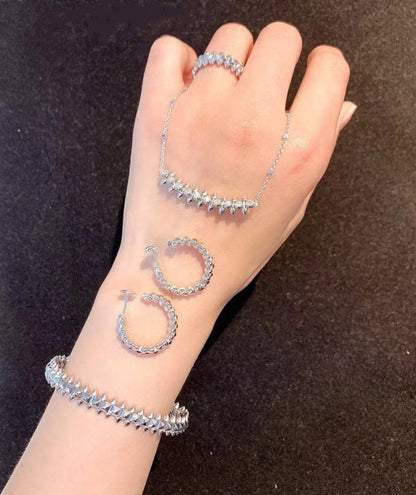 [Lumina]CLASH SILVER BRACELET