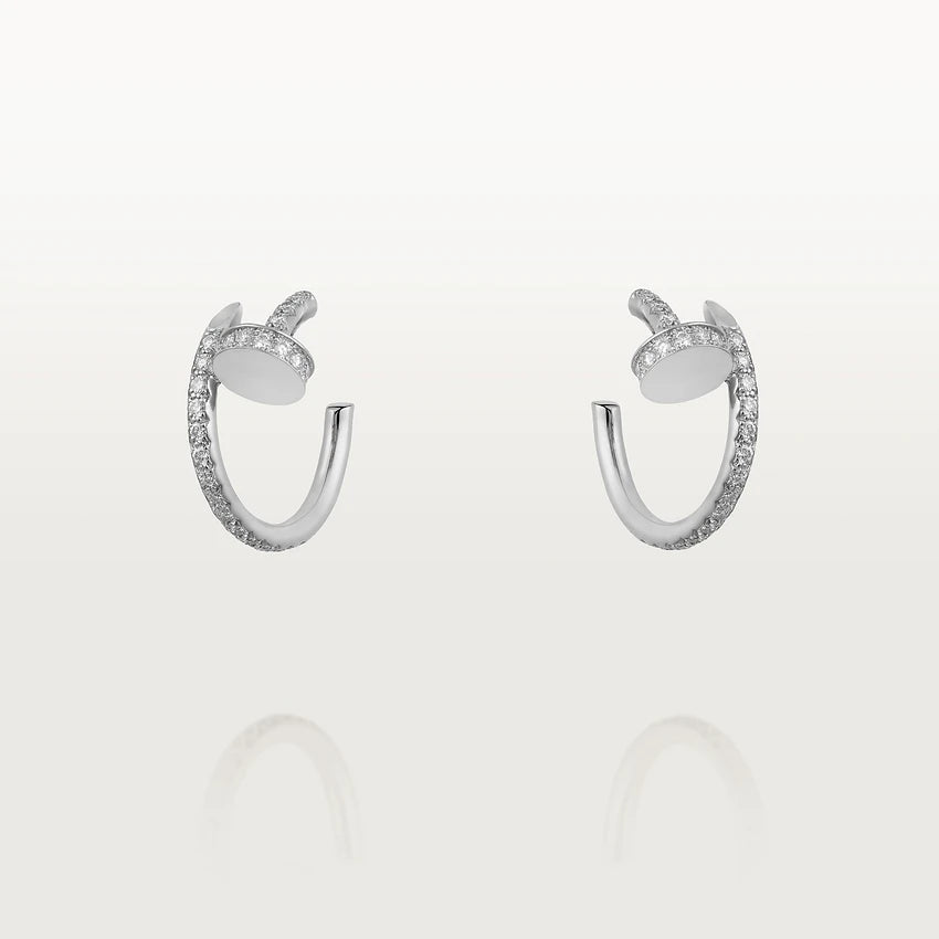 [Lumina]JUSTE EARRINGS 12.75MM SILVER DIAMOND