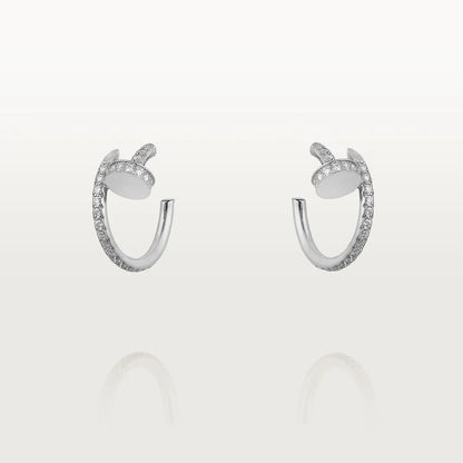 [Lumina]JUSTE EARRINGS 12.75MM SILVER DIAMOND