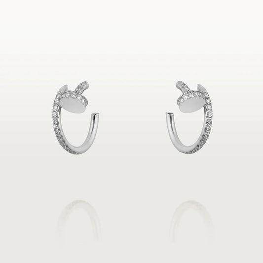 [Lumina]JUSTE EARRINGS 12.75MM SILVER DIAMOND