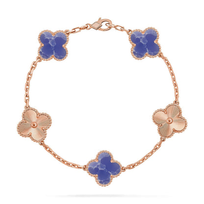 [Lumina]CLOVER 5 MOTIF BLUE VEINS BRACELET COLLECTION