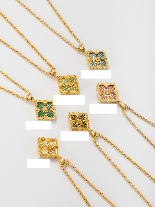 [Lumina] B.C.L SMALL SIZE  ENAMEL NECKLACE£¨Various colors)