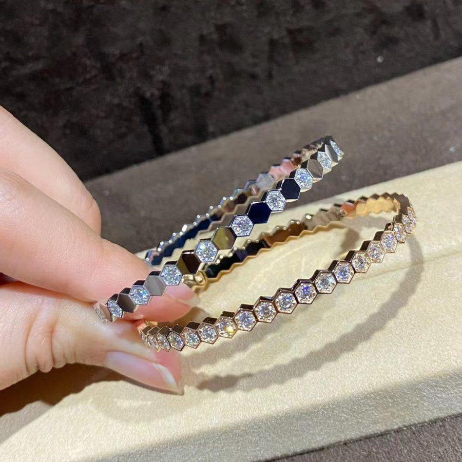 [Lumina]BEE LOVE GOLD BRACELET FULL DIAMOND