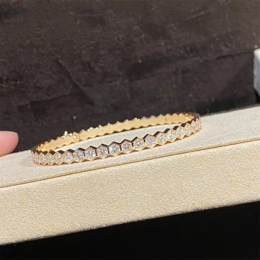 [Lumina]BEE LOVE GOLD BRACELET FULL DIAMOND