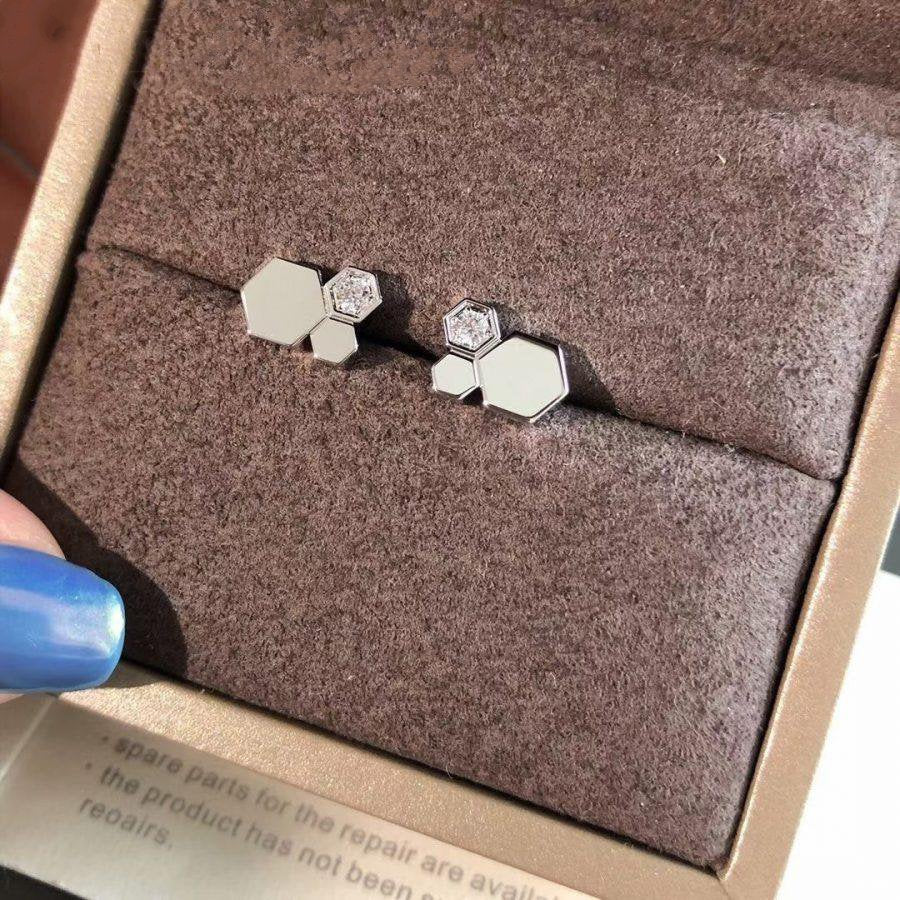 [Lumina]BEE LOVE SILVER DIAMOND EARRINGS