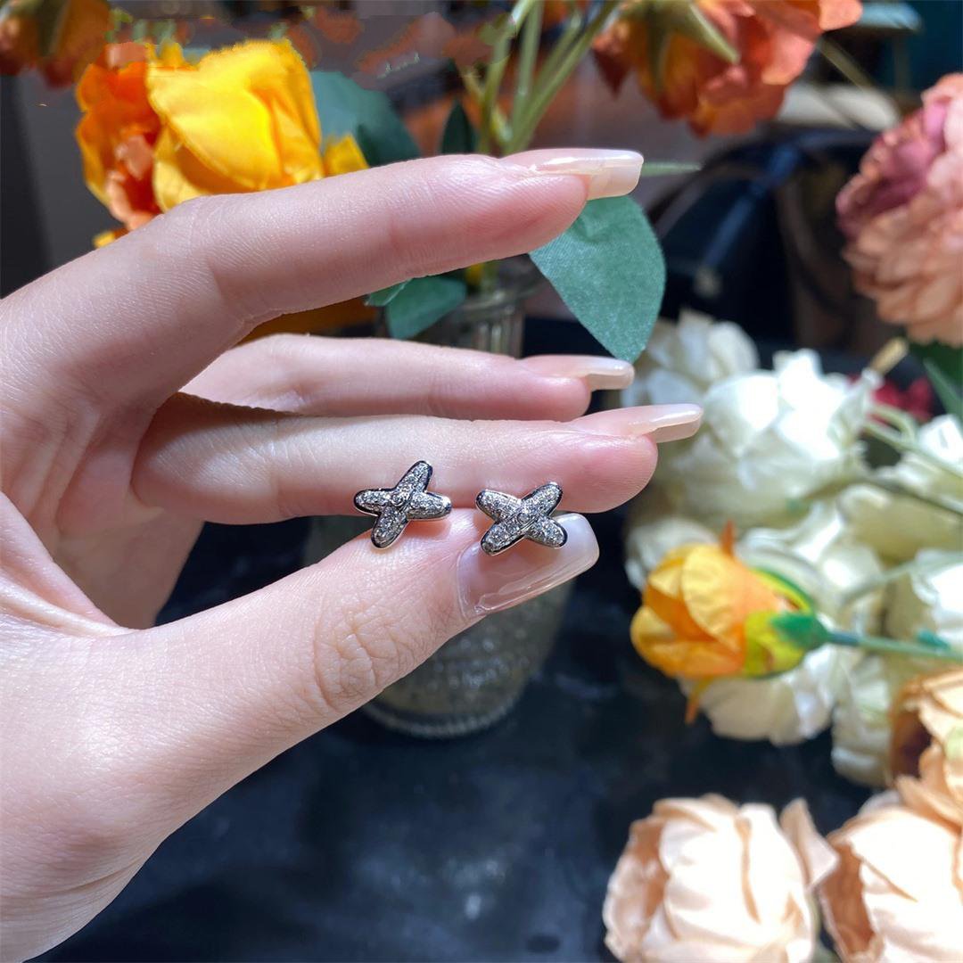 [Lumina]JEUX DE SILVER DIAMOND EARRINGS