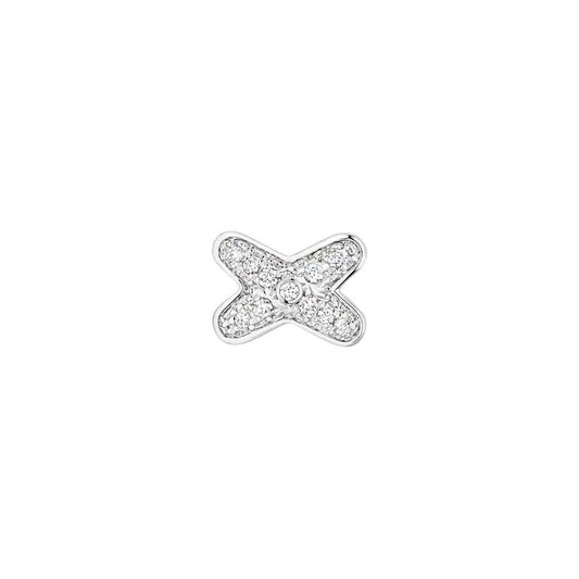[Lumina]JEUX DE SILVER DIAMOND EARRINGS