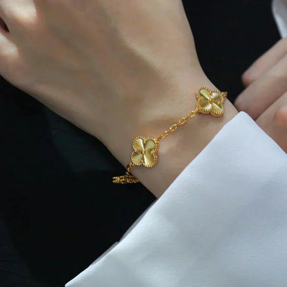 [Lumina] CLOVER 5 MOTIF LASER BRACELET COLLECTION