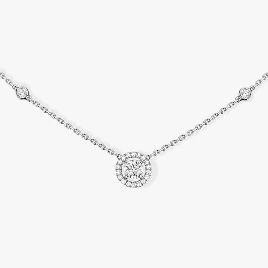 [Lumina]Diamond Necklace 0,20ct Brilliant Shape Joy