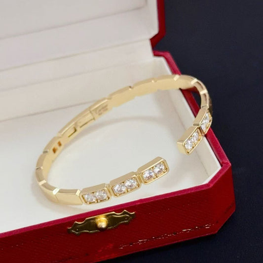 [Lumina jewelrys]LOVE DIAMOND OPEN  BRACELET
