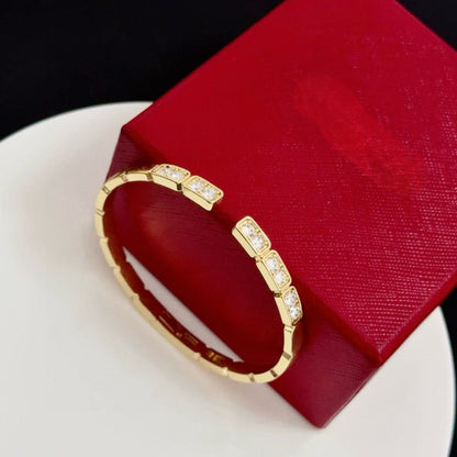 [Lumina jewelrys]LOVE DIAMOND OPEN  BRACELET
