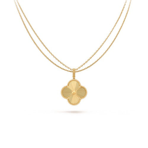 [Lumina]CLOVER 25MM PEDANT NECKLACE GOLD