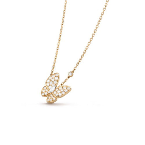[Lumina]BUTTERFLY DIAMOND NECKLACE