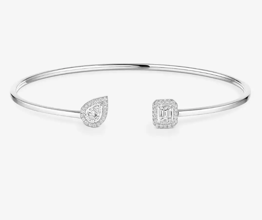[Lumina]M Delicate Double-Diamond Bracelet