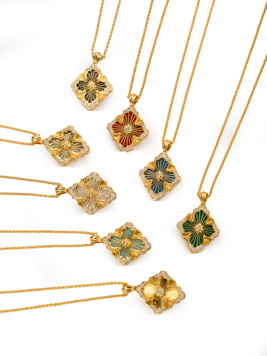 [Lumina] B.C.L BIG SIZE  ENAMEL NECKLACE£¨Various colors£©
