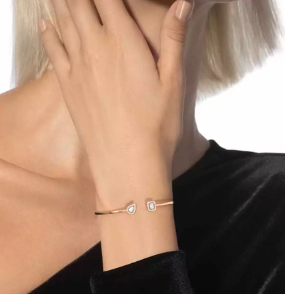 [Lumina]M Delicate Double-Diamond Bracelet