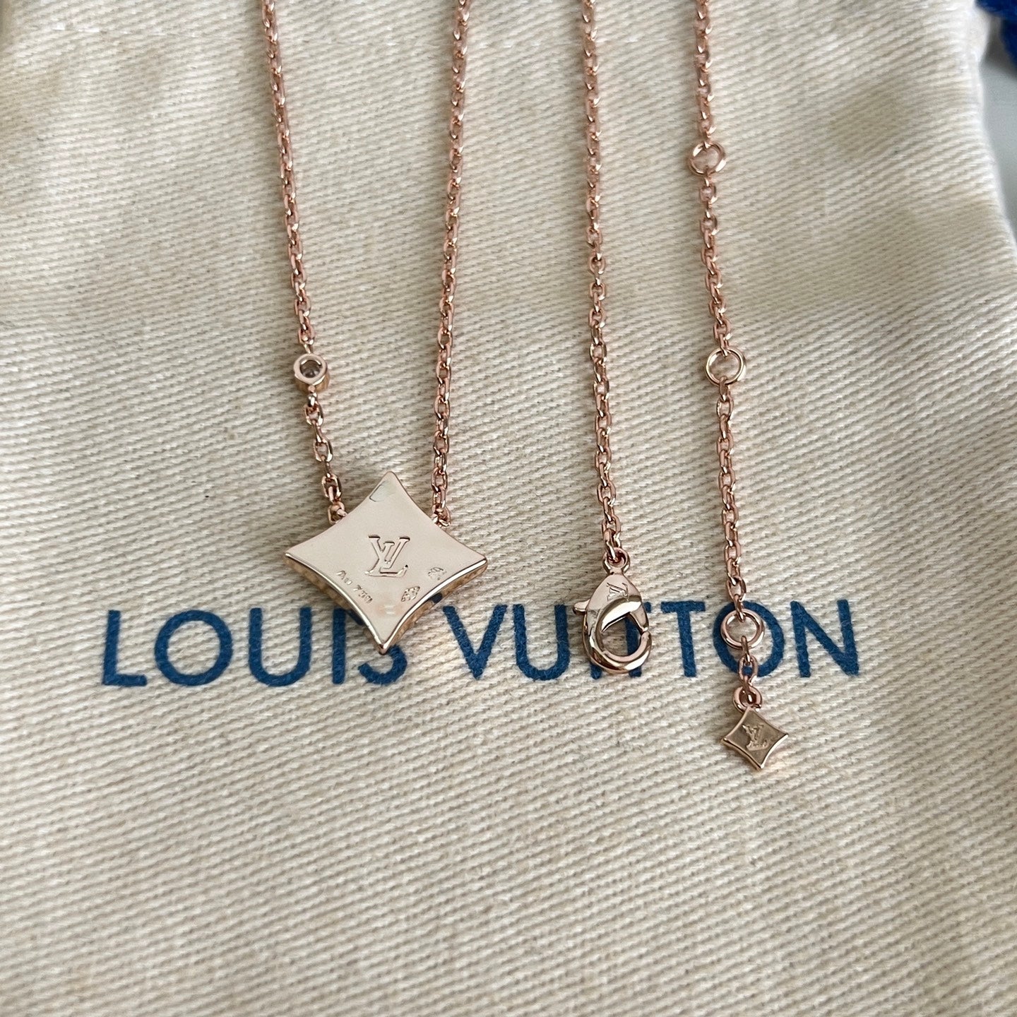 [Lumina]ROSE GOLD DIAMOND NECKLACE