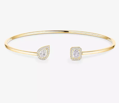 [Lumina]M Delicate Double-Diamond Bracelet