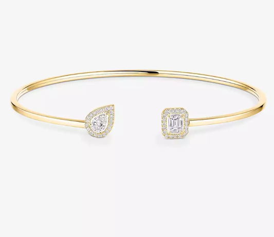 [Lumina]M Delicate Double-Diamond Bracelet