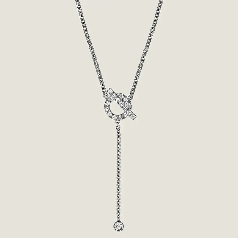 [Lumina]FINESSE SILVER DIAMOND NECKLACE