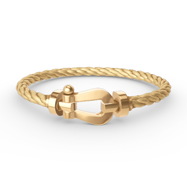 [Lumina]FORCE LARGE HORSESHOE NO DIAMOND BRACELET GOLD