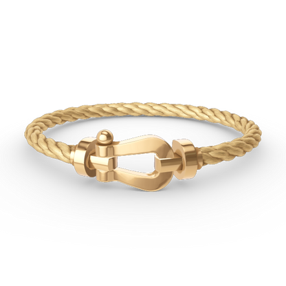 [Lumina]FORCE LARGE HORSESHOE NO DIAMOND BRACELET GOLD