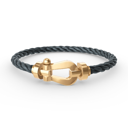 [Lumina]FORCE LARGE HORSESHOE NO DIAMOND BRACELET GOLD