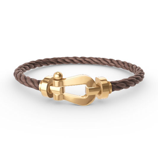 [Lumina]FORCE LARGE HORSESHOE NO DIAMOND BRACELET GOLD