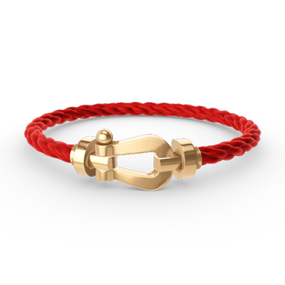 [Lumina]FORCE LARGE HORSESHOE NO DIAMOND BRACELET GOLD