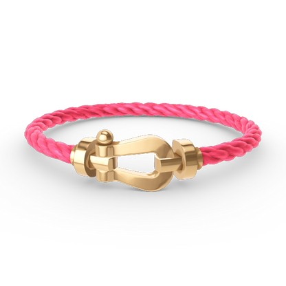 [Lumina]FORCE LARGE HORSESHOE NO DIAMOND BRACELET GOLD