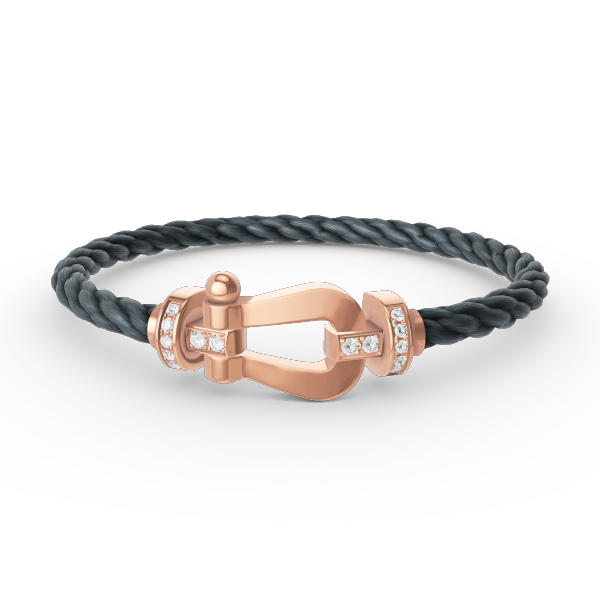 [Lumina]FORCE LARGE HORSESHOE HALF DIAMOND BRACELET Lumina GOLD