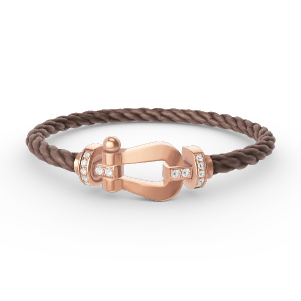 [Lumina]FORCE LARGE HORSESHOE HALF DIAMOND BRACELET Lumina GOLD