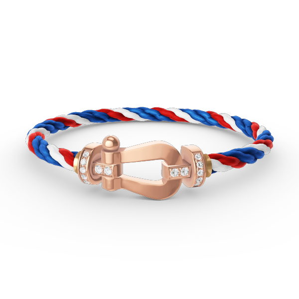 [Lumina]FORCE LARGE HORSESHOE HALF DIAMOND BRACELET Lumina GOLD