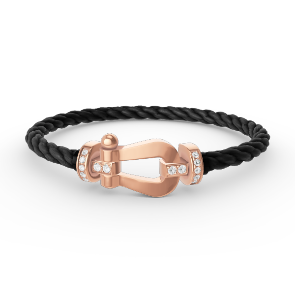 [Lumina]FORCE LARGE HORSESHOE HALF DIAMOND BRACELET Lumina GOLD