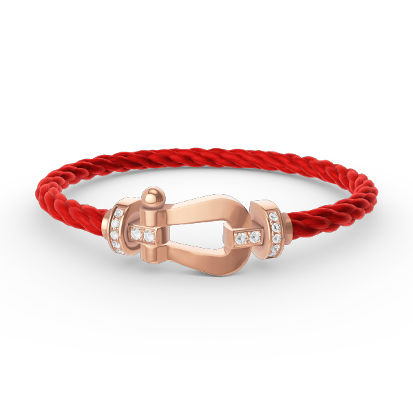 [Lumina]FORCE LARGE HORSESHOE HALF DIAMOND BRACELET Lumina GOLD