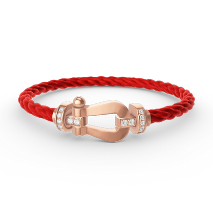 [Lumina]FORCE LARGE HORSESHOE HALF DIAMOND BRACELET Lumina GOLD