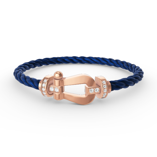[Lumina]FORCE LARGE HORSESHOE HALF DIAMOND BRACELET Lumina GOLD