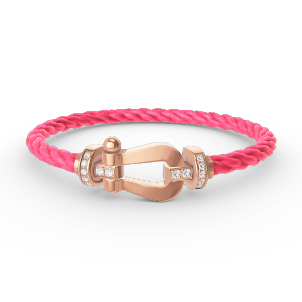 [Lumina]FORCE LARGE HORSESHOE HALF DIAMOND BRACELET Lumina GOLD