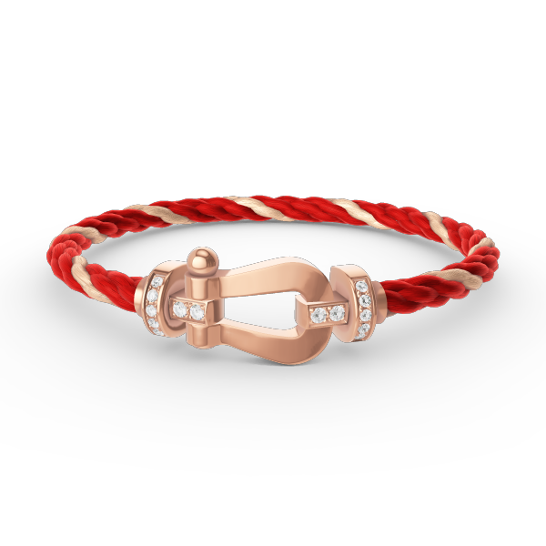 [Lumina]FORCE LARGE HORSESHOE HALF DIAMOND BRACELET Lumina GOLD