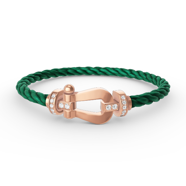 [Lumina]FORCE LARGE HORSESHOE HALF DIAMOND BRACELET Lumina GOLD