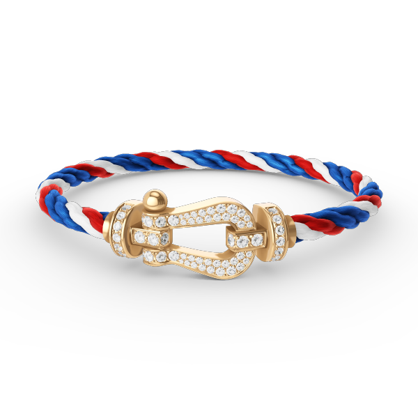 [Lumina]FORCE LARGE HORSESHOE FULL DIAMOND BRACELET GOLD
