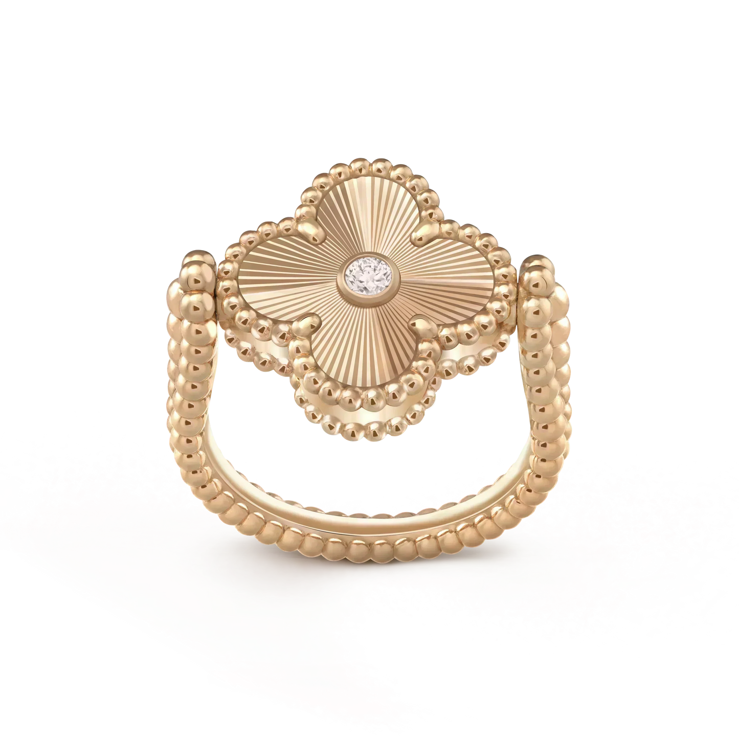[Lumina]CLOVER RIVERSIBLE Lumina GOLD RING