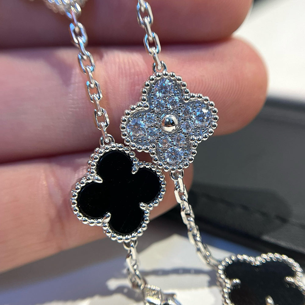 [Lumina] CLOVER 5 MOTIF ONYXS BRACELET COLLECTION
