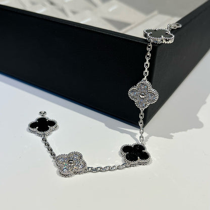 [Lumina] CLOVER 5 MOTIF ONYXS BRACELET COLLECTION