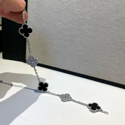 [Lumina] CLOVER 5 MOTIF ONYXS BRACELET COLLECTION
