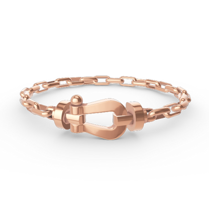 [Lumina]FORCE LARGE HORSESHOE CLASP  METAL BRACELET