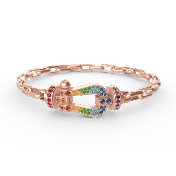[Lumina]FORCE LARGE HORSESHOE CLASP  METAL BRACELET
